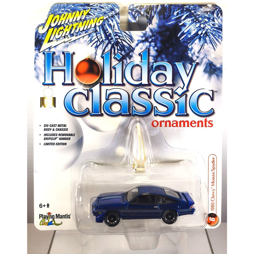 Johnny Lightning Holiday Classic Ornaments 1980 CHEVY MONZA SPYDER, See Pics!